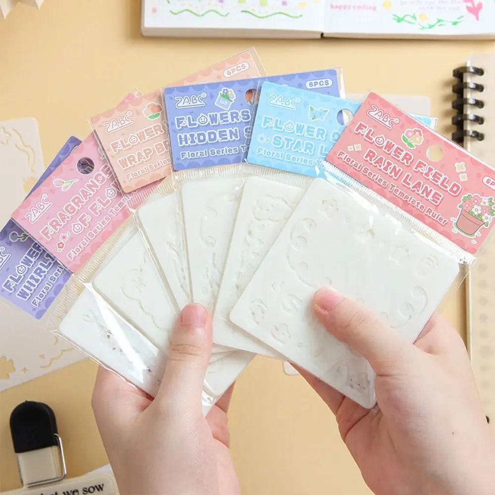 스텐실 복사용 템플릿, 속이 빈 드로잉 템플릿, 장 DIY 공예 스프레이 페인팅 템플릿, 스탬핑 엠보싱 드로잉 스텐실 세트