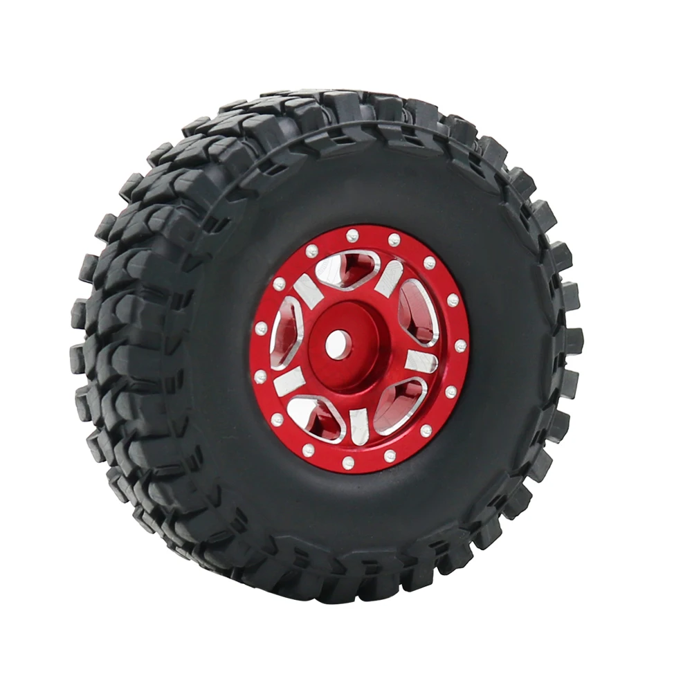 AXspeed Gummi-Reifen 54mm Für Axial SCX24 RC Crawler (1/24) – 4er Set Mit Weichschaumeinlage