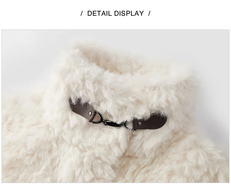 Coat Women Imitation Rabbit Fur Imitation Suede Patchwork Retro New Winter Loose Stand-Up Collar Jacket