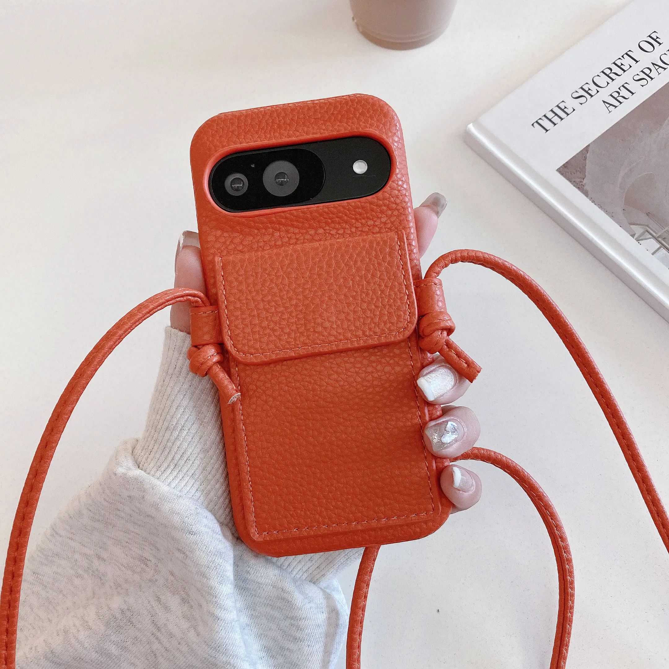 Crossbody Phone Case With Card Holder Wallet For Google Pixel_voghion.com