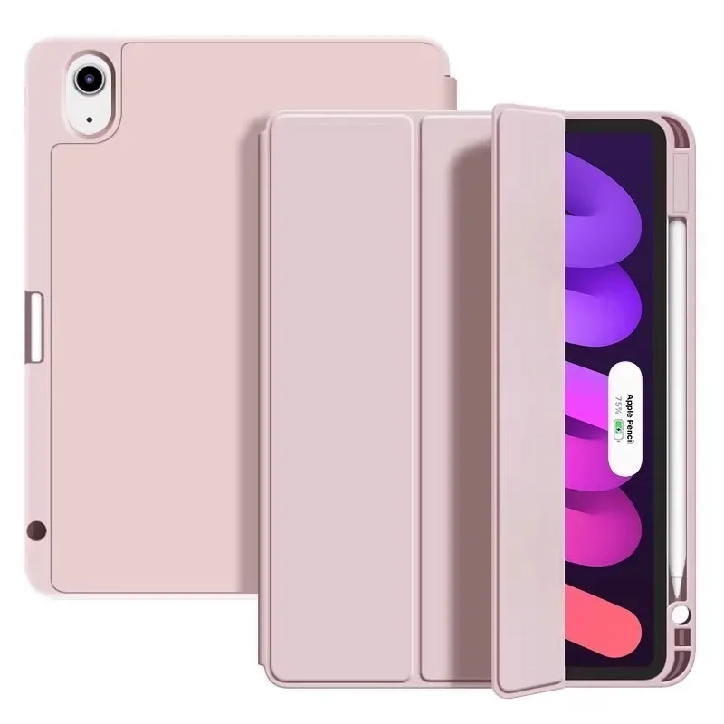 Smart Cover For iPad Mini 7 Case A2993 A2996 Silicone Cover