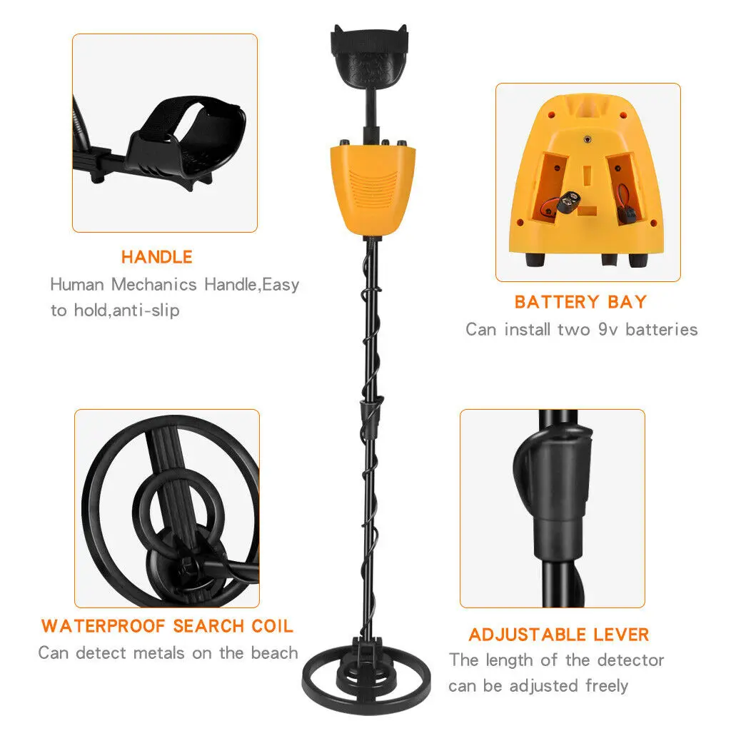 Underground Metal Detector Metal Finder MD-5090 Pinpointer Gold Treasure Hunter Tracker Digger Electronic Measuring Instruments