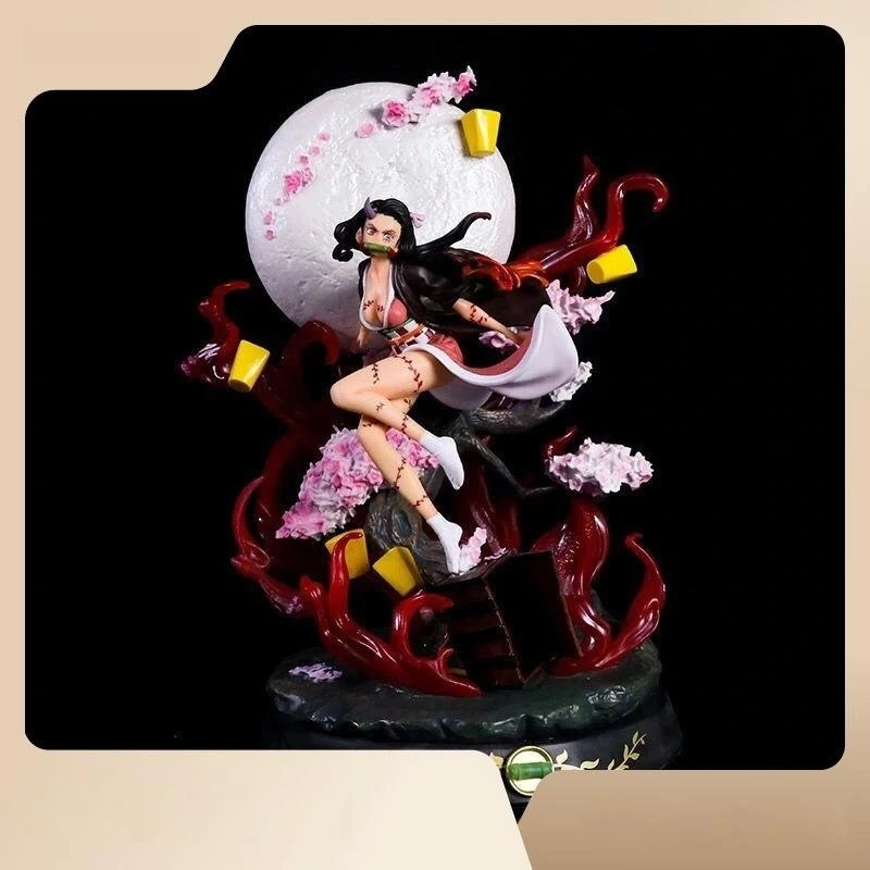 

The Blade of Ghost Extinction kawaii G K Rubik's Cube Bloody Kitchen Door Mi Ni Dou Super Large Hand-made Model Statue Ornaments