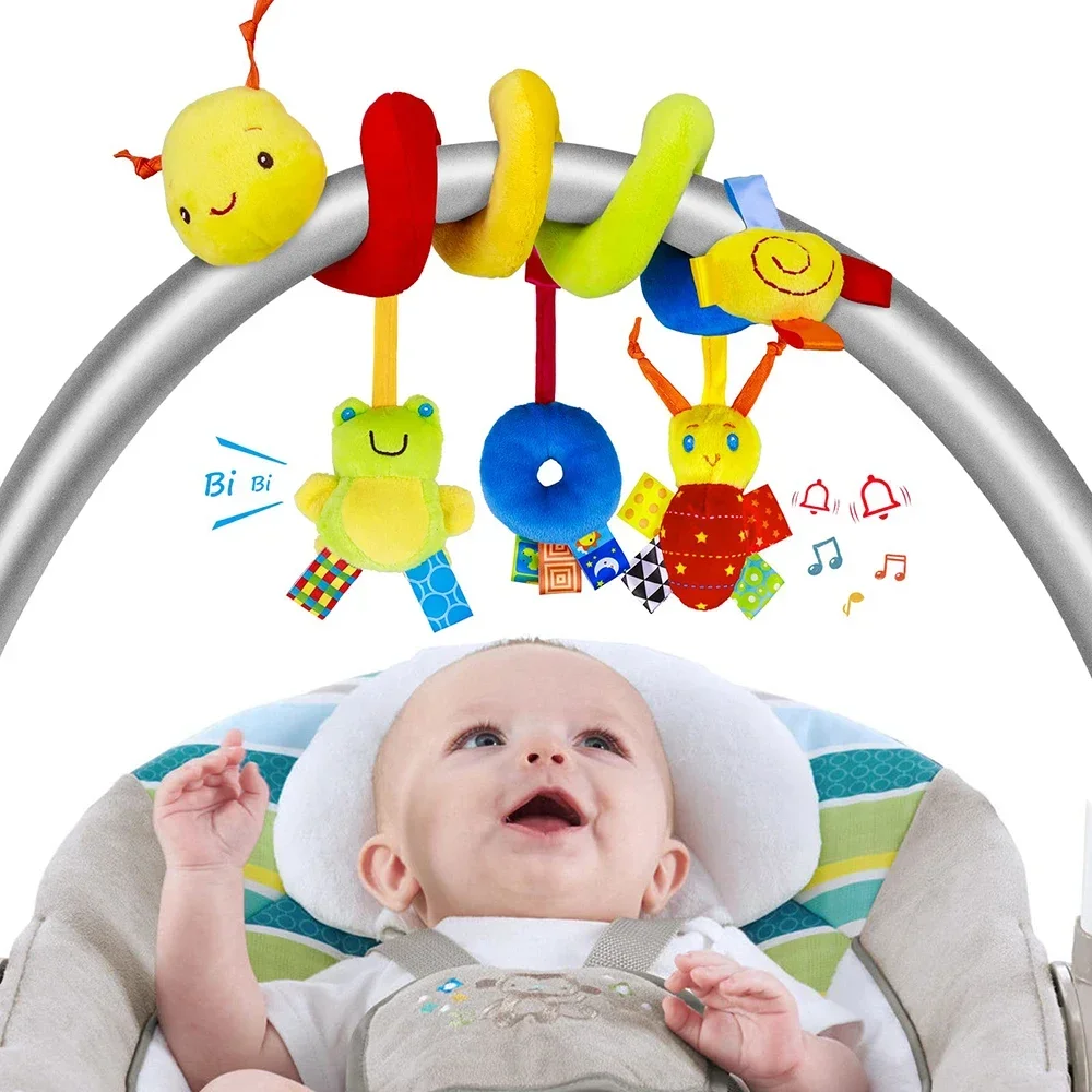 Plush Spiral Stroller Toy 2
