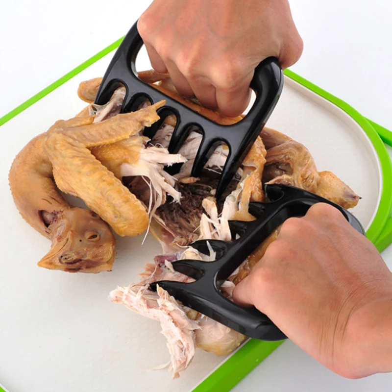 1pcs Maunal Bear Claw Meat Shredder Barbecue Fork Pork Separator Fruit Vegetable Slicer Cutter Kitchen Cooking BBQ Accessories