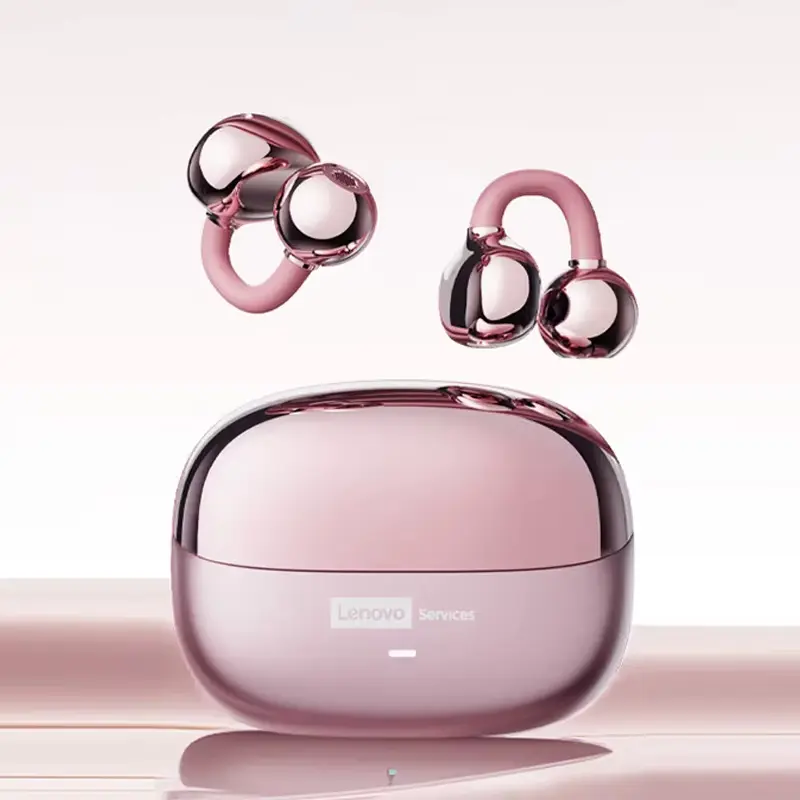 Choice Lenovo LE302 OWS Ear clip Wireless Earphones Low Latency HD Call Bluetooth Headphones HiFi Music Sport Fashion Earbuds - Image 15
