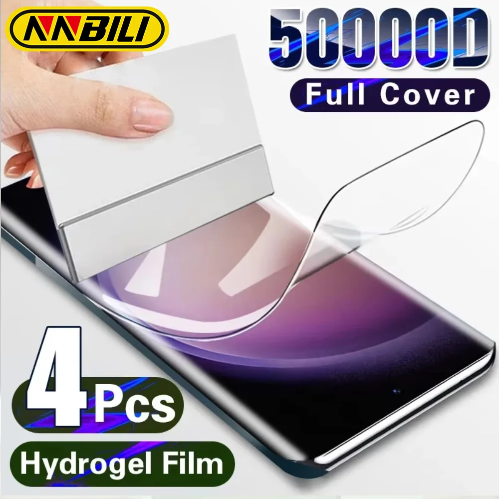 4pcs Hydrogel Film For Samsung Galaxy S24 S23 S22 S21 S20 Ultra Plus S25 Ultra S20 S21 FE Screen Protector hydrogel screen protector