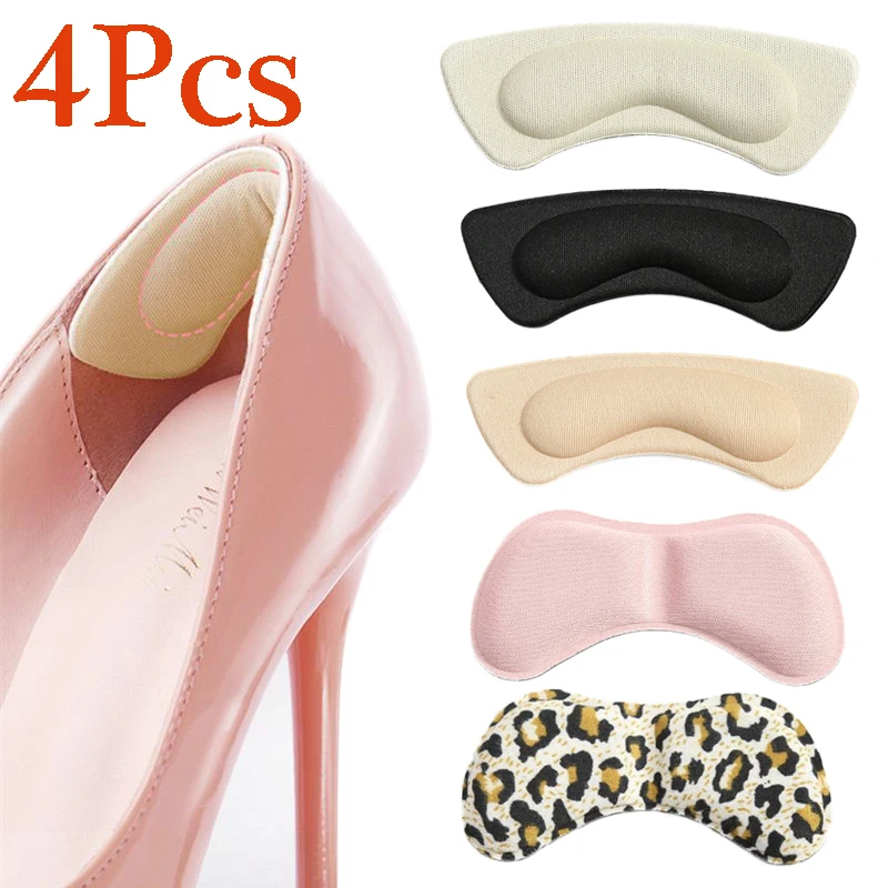 

Women High Heel Insoles Pain Relief Cushion Anti-wear Adhesive Feet Care Pads Thicken Heel Liner Grips Crash Heel Protector Pad