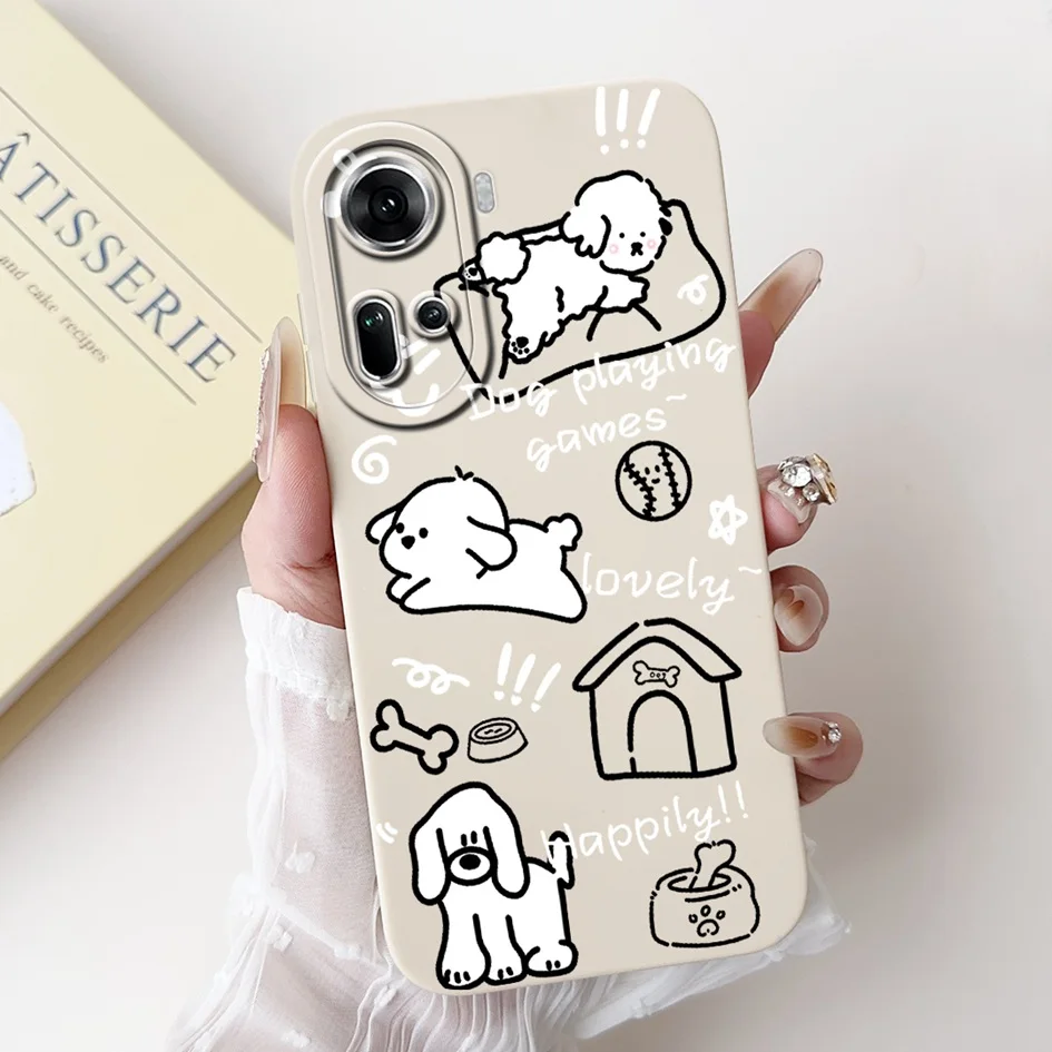 Cute Rabbit Avocado Shockproof Soft Silicone Phone Case
