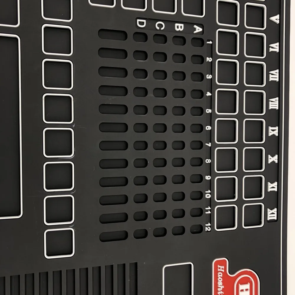 원래 하오시 고무 미끄럼 방지 고정 벤치 데스크 작업 매트, 자물쇠 제조공 도구 수리 매트 로트