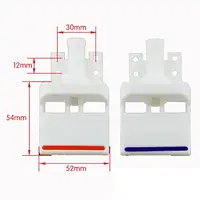 2ชิ้นก๊อกน้ำเครื่องจ่ายน้ำร้อนและเย็นป้องกันการรั่วซึมเปียโนกุญแจแกดเจ็ตก็ตบริตี้แทนถังเครื่องดื่ม 1
