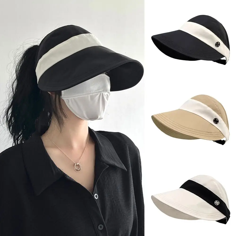 

Anti UV Fisherman Hat Fashion Adjustable Wide Brim Beach Cap Foldable Panama Hat Woman