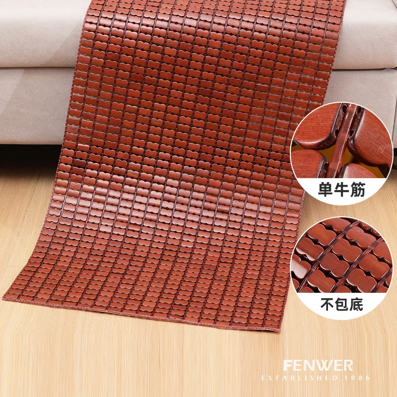 thumbnail image 1 of Cojín de sofá de bambú carbonizado FENWER, tapete de mahjong de verano, cojín característico chino, 1 of 5
