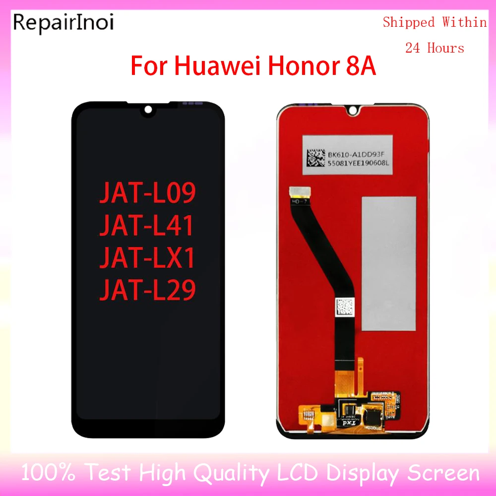 ЖК-дисплей для Huawei Honor 6X 7X 8X 8A 8C 8S 2019 8 Pro Max, ЖК-дисплей, сенсорный экран, дигитайзер в сборе, замена