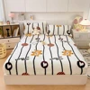 Winter Imitation Rabbit Fur Plush Bed Linen Sheets Thicken Warm Bedsheet Bed Cover Skin-friendly Fitted Sheet (No Pillowcase) 2