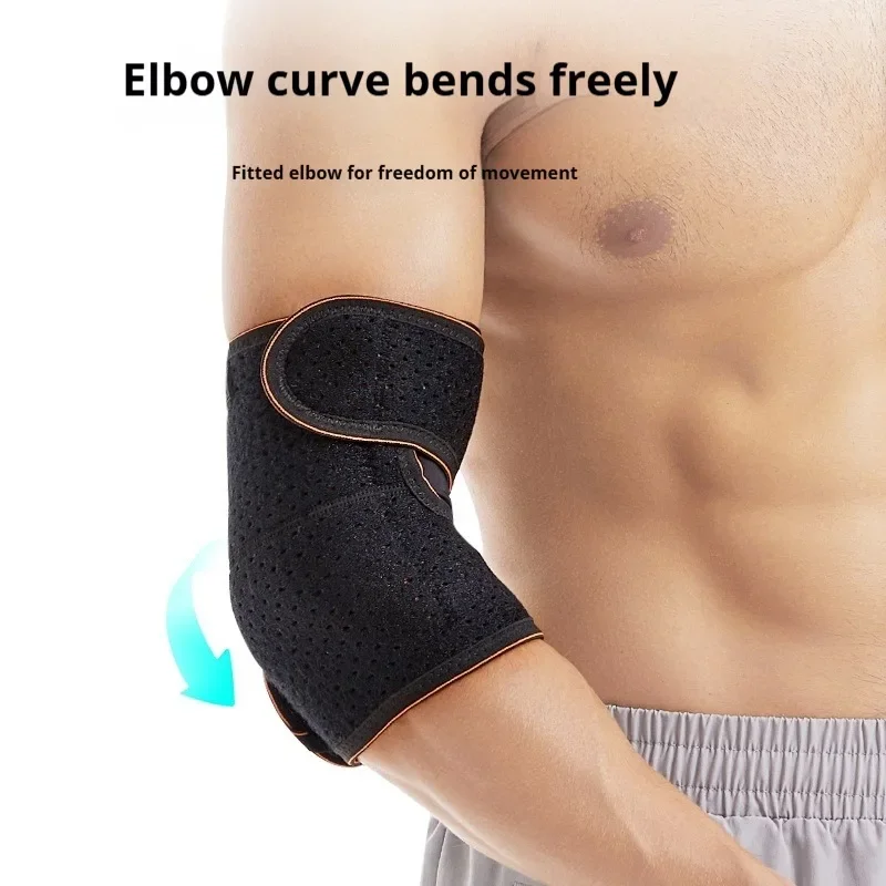 1Pcs Sports elbow Pads Arm Warmers Strap Protector Elbow Pressure Hand Protector Comfortable Breathable Fitness Arm Sleeves Men