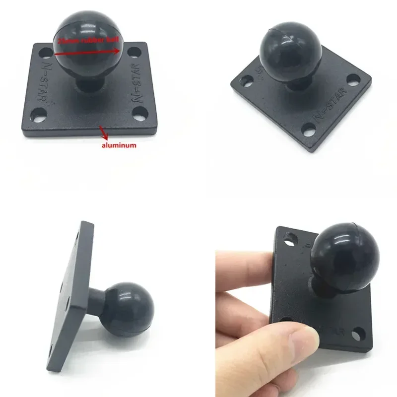 Phone Holder GPS Holder 1 Inch Ball Head Motorcycle Base Stand For Garmin DSLR Gopro Xiaomi