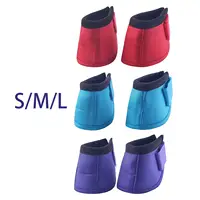 Horse Bell Boots Equestrian Accessories Lightweight Protective Shock Absorbing 1