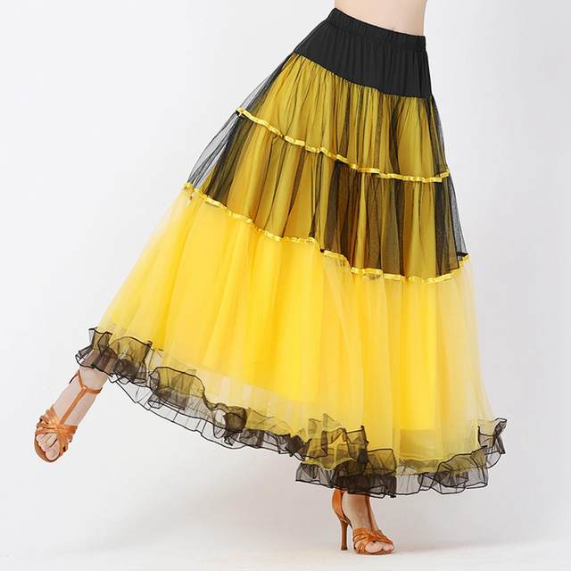 Ballroom Dance Skirt Dancewear Dancing Costume Spanish Skirts