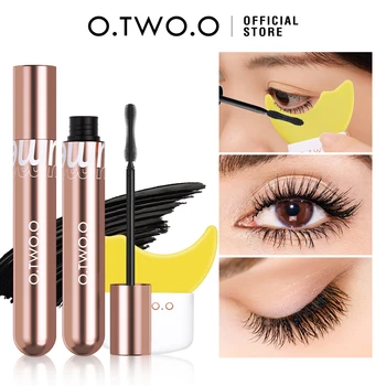 O.TW O.O 마스카라 4D 실크 섬유 마스카라, 방수 엑스트라 볼륨, 번짐 방지, 컬링 속눈썹 연장, 아이 메이크업 도구