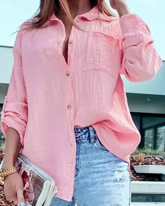 Рисунок 3 - Женская рубашка Топ весна-осень