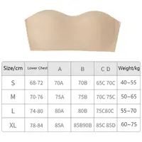 Soutien-gorge enveloppé sans bretelles, couleur unie, Invisible, antidérapant, Push-Up, anneau Non en acier, sous-vêtements fins pour femmes, mariage 4