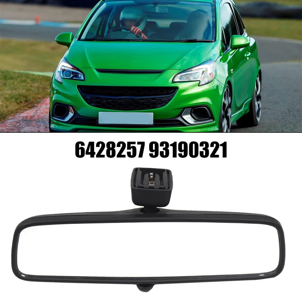 Cristal De Espejo Retrovisor Convexo Para Vauxhall Corsa C Y Tigra B - Repuesto De Vidrio