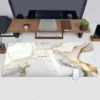 Abstract Style Keys Mouse Pad Desk Pad Extended Large Office Keyboard Mat Gaming Mousepad Non Slip Rubber Base Stitched Edge 3