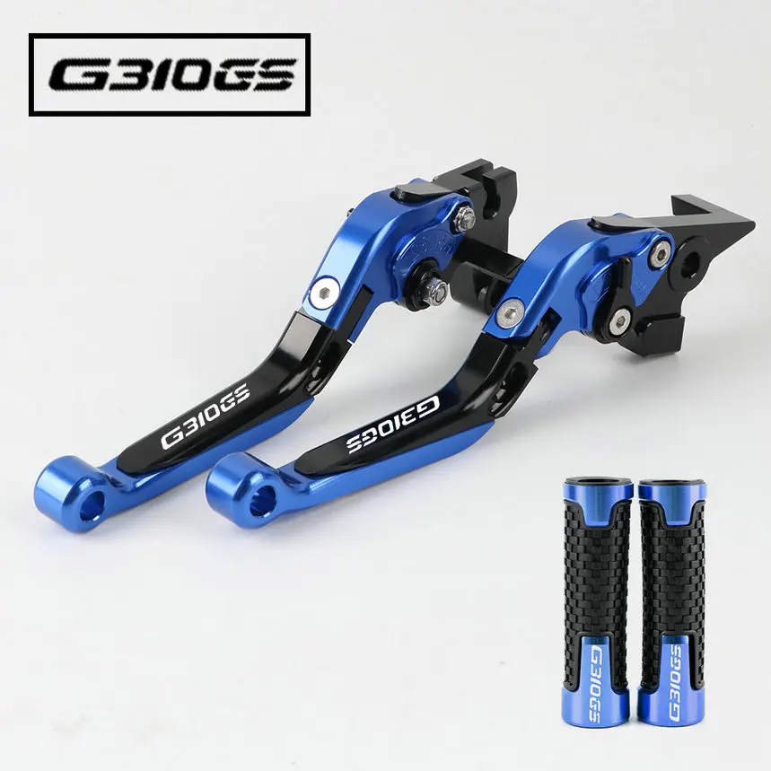 

Motorcycle CNC Folding Adjustable Brake Clutch Levers Handlebar grip Handle Hand Grips For BMW G310GS G 310 GS 2017-2019