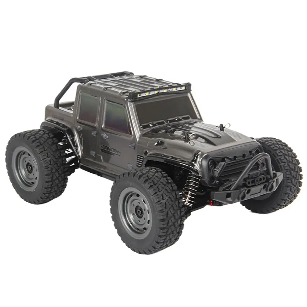 RC Cars cheap 16103 1/16 2.4GHz 4WD Rc Car 390 High-Speed Carbon Brush Strong Magnetic Motor 5-wire 17g Steering Gear Spring Shock Car Toy wall climbing car
