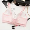 Maternity Lacating Nursing Bras without Underwire Soft Comfortable Gathering Anti Sagging Adjustable Buttons Soutien Allaitement 2
