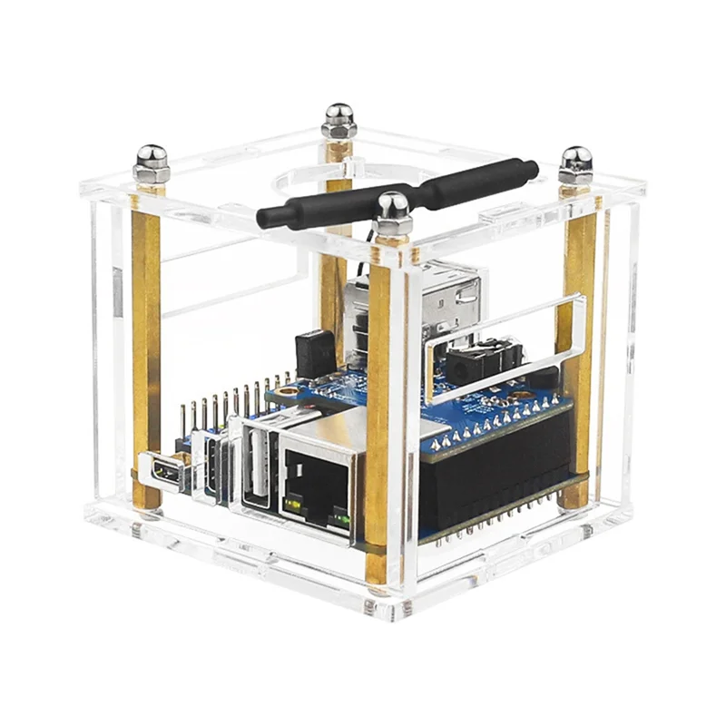 Hot sale Acrylic EnclosureMountable Expansion BoardFan CoolingTemperature Reduction with Fan with Heat Sink for Zero3
