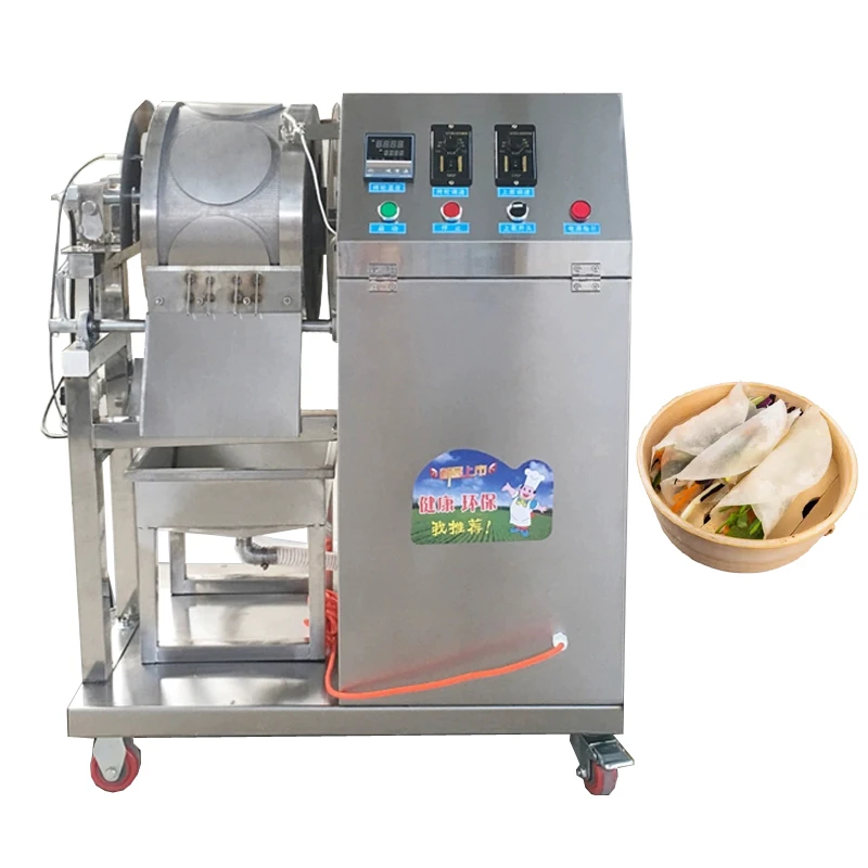 

Automatic Roast Duck Cake Machine Commercial Thousand-Layer Durian Cake Crust Spring Roll Packaging Machine Egg Cake