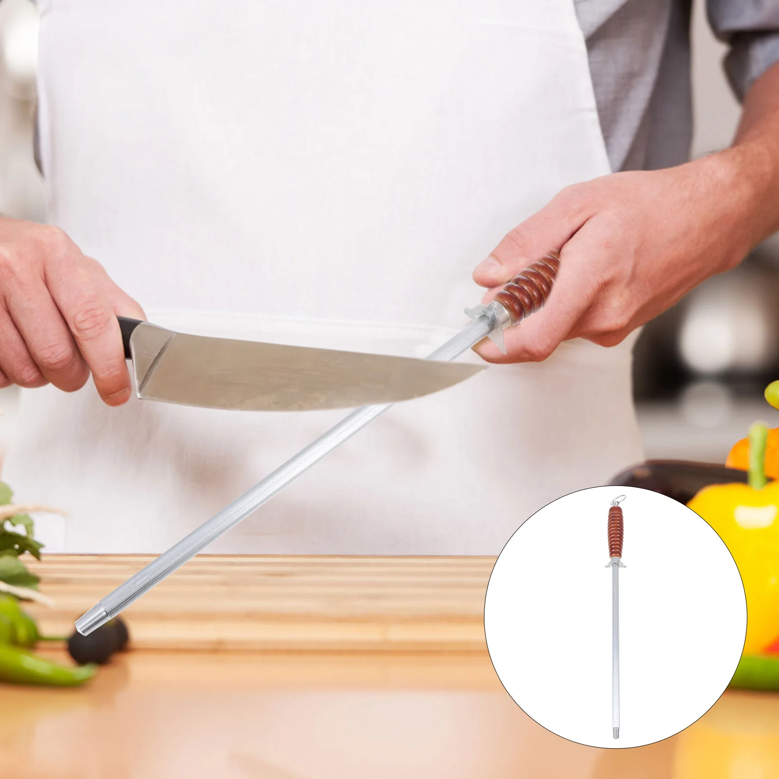 

Knife Sharpening Sharpener Tools Rod Honing Stick Professional Rods Diamond Handheld Kitchen for Supply