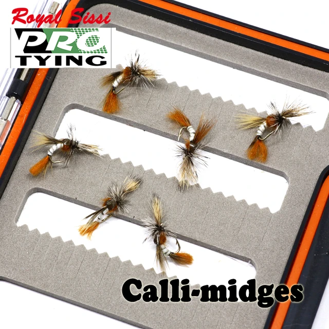 Experienced tying new 6pcs pack trout fly fishing dry emerger flies  16#callibeatis Mayfly Cripple emerging small dry fly lures - AliExpress