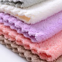6 Colors Handkerchief Towels High Quality Coral Velvet Small Towel Solid Color Soft Thick 30*30cm For Adults Kids Hand Towels 5