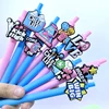 10PCS Dance Cheerleader Series Ballpoint Pens with Cheerleader Stickers, suitable for students. The style is random. 1