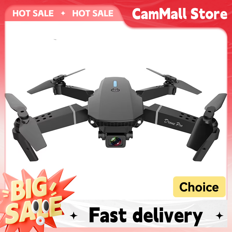 Toy Gift New E88 Pro WIFI FPV Drone Wide Angle HD 4K Camera Height Hold RC Foldable Quadcopter Helicopter