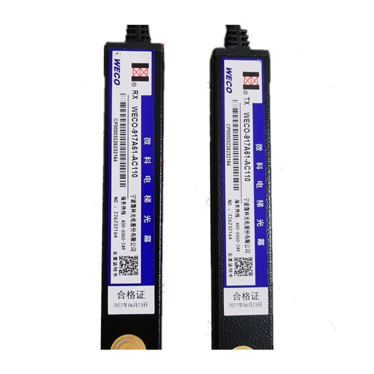 Weco-917A61-Ac110V Barriera Fotoelettrica Per Ascensore 917 A61 Sensor Muslimate Weco-917A61