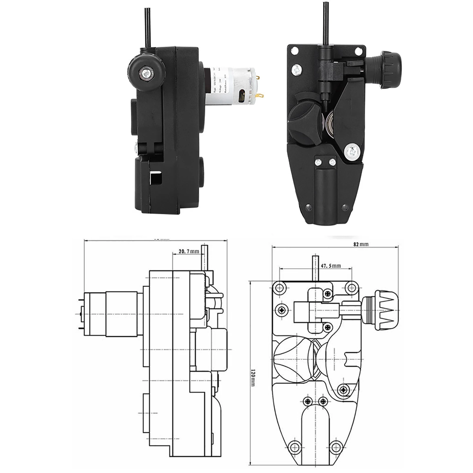 DC 24V 10W Mig Welder Wire Feeder Roll Wire Feed Motor 0.8/1.0mm Soldering Feeder Machine welding welders