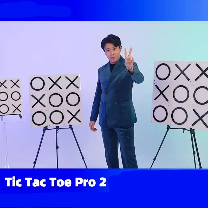 Bond Lee의 Tic Tac Toe Magie 무대 특수 효과 소품 마술 트릭 Magia Illusion Professional For Magician-Small 39CM * 39CM