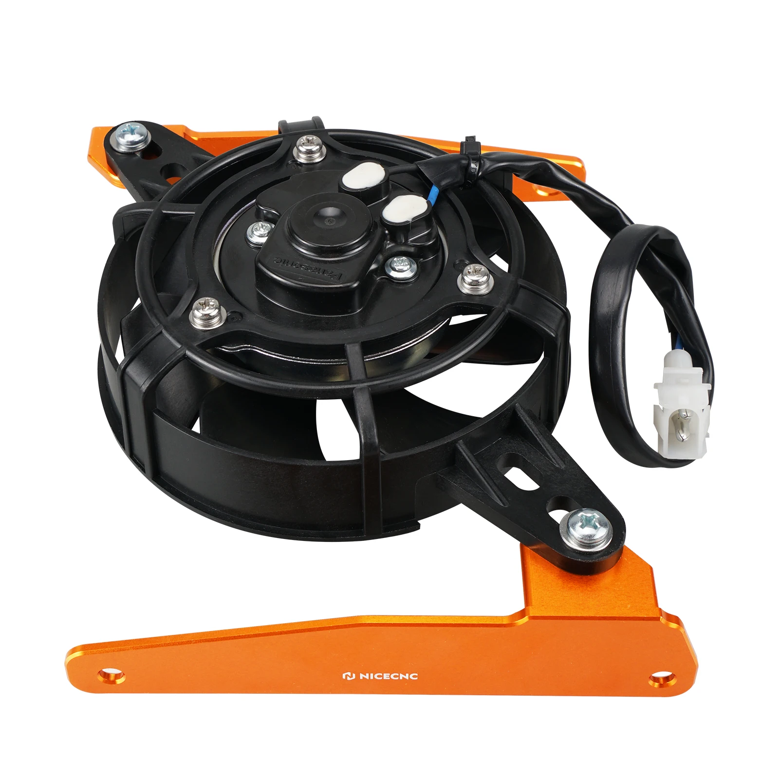 NICECNC Für 2023 2022 KTM EXC 300 EXCF 350 Husqvarna TE300 FE 450 GasGas EC 300 250 12V Motor Elektrischer Kühler Kühlerlüfter Satz – Detail 7