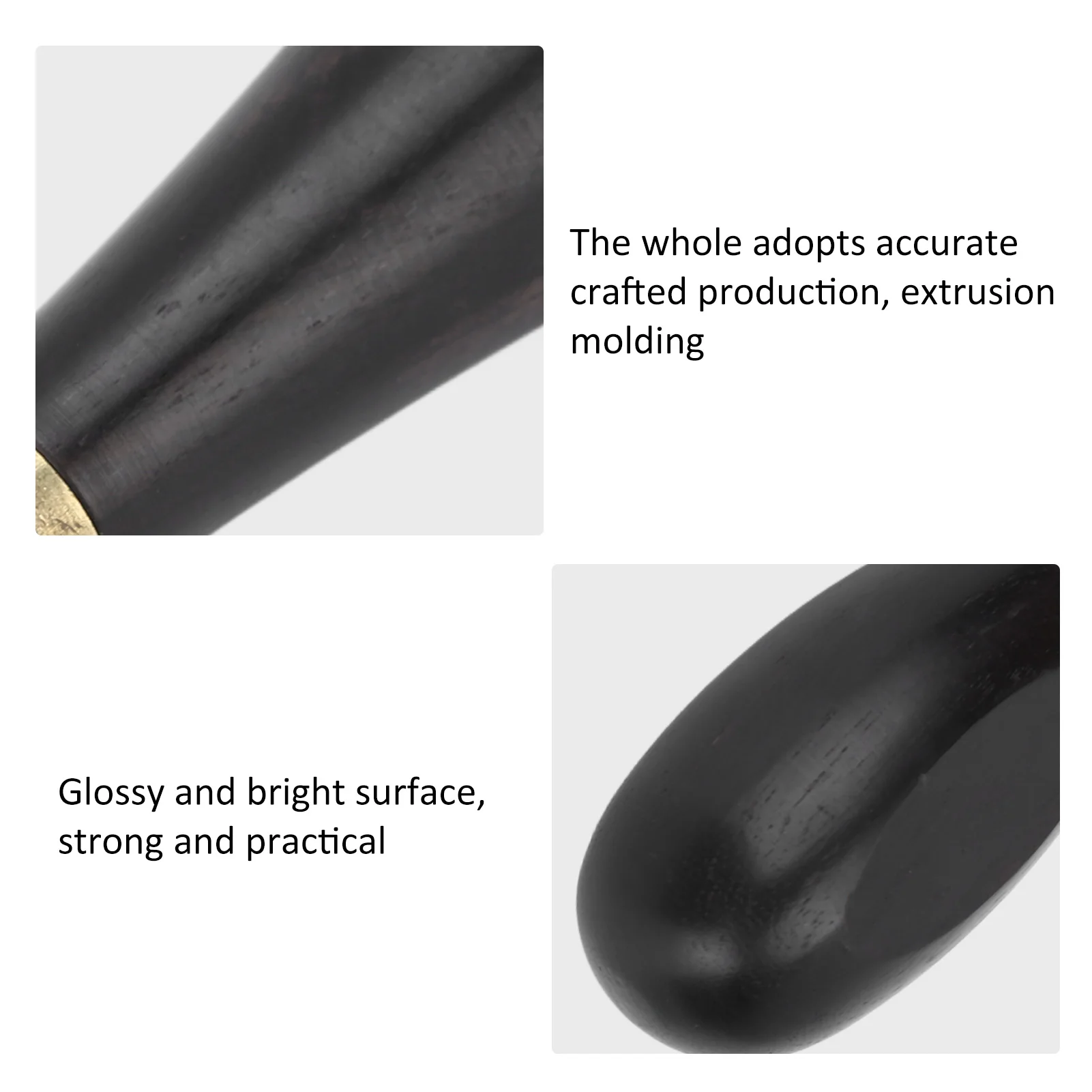 마름모 송곳 5mm/6mm 전문 마호가니 손잡이 샌들 나무 가죽 다이아몬드 송곳 손으로 만든 봉제 가죽 도구