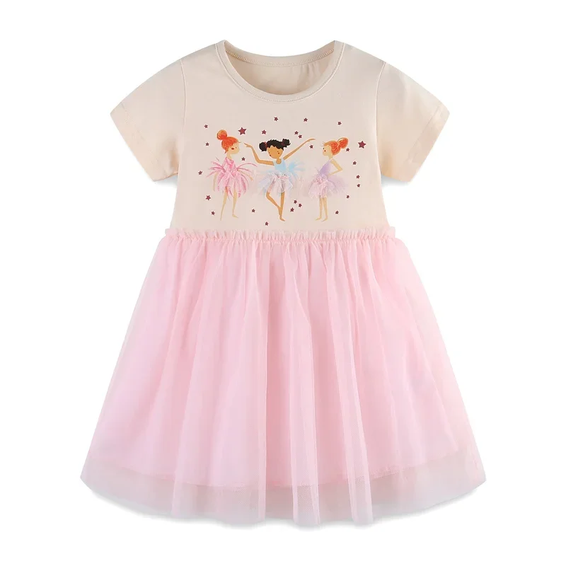 

Fairy Tale Summer Princess Girls Dresses Kids Vestidos Party Birthday Baby Clothing Embroidery Dress Wedding