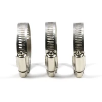 1pcs ท่อ Clamps ปรับสแตนเลส 8 ~ 120 มม.การใช้ท่อ Clamp หนอนเกียร์ Plier เครื่องมือก๊อกน้ําท่อ Fastener 3