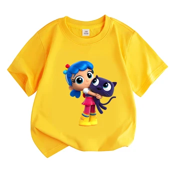 True and The Rainbow Kingdom Cartoon Print Kids Tshirt Casual Kawaii Boys Girls Tee-shirt Funny Graphic Cotton Short Sleeve Tees