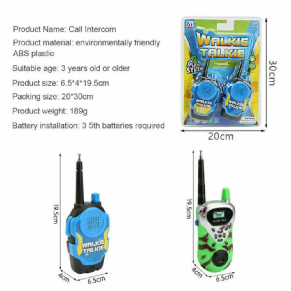 Funny Best Gift Educational Toy Outdoor Games Intercom Toy Kids Walkie Talkies Long Range Walky Talky 6