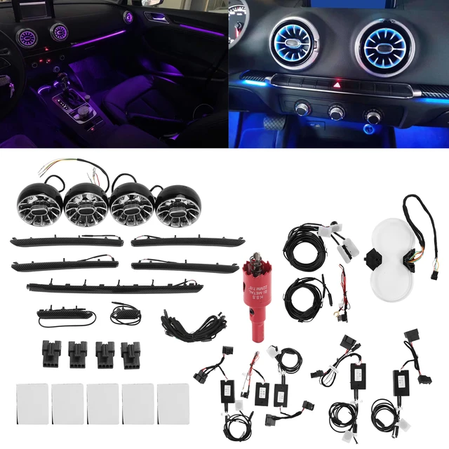 Kit d'amélioration de l'intérieur de la voiture, éclairage d'ambiance LED  32 couleurs pour contrôleur MMI de remplacement pour Audi A3 8V 2019 – 2020  - AliExpress