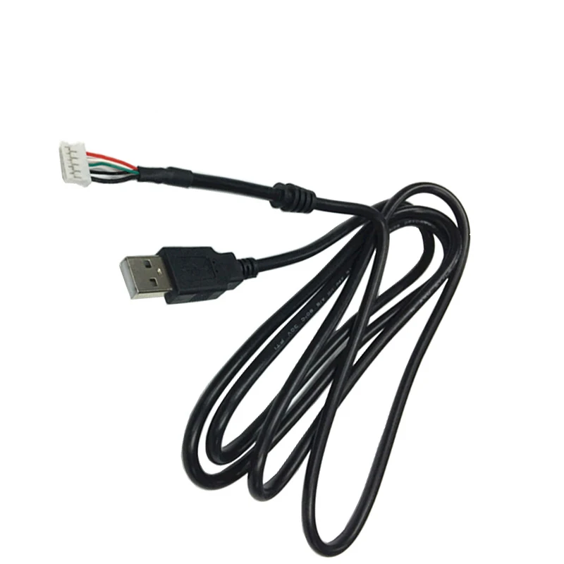 Usb um Macho com Pinos Conector Jst ph Pinos para Usb2.0 Plug Cabo Serviço Personalizado Preto Padrão Banhado a Ouro