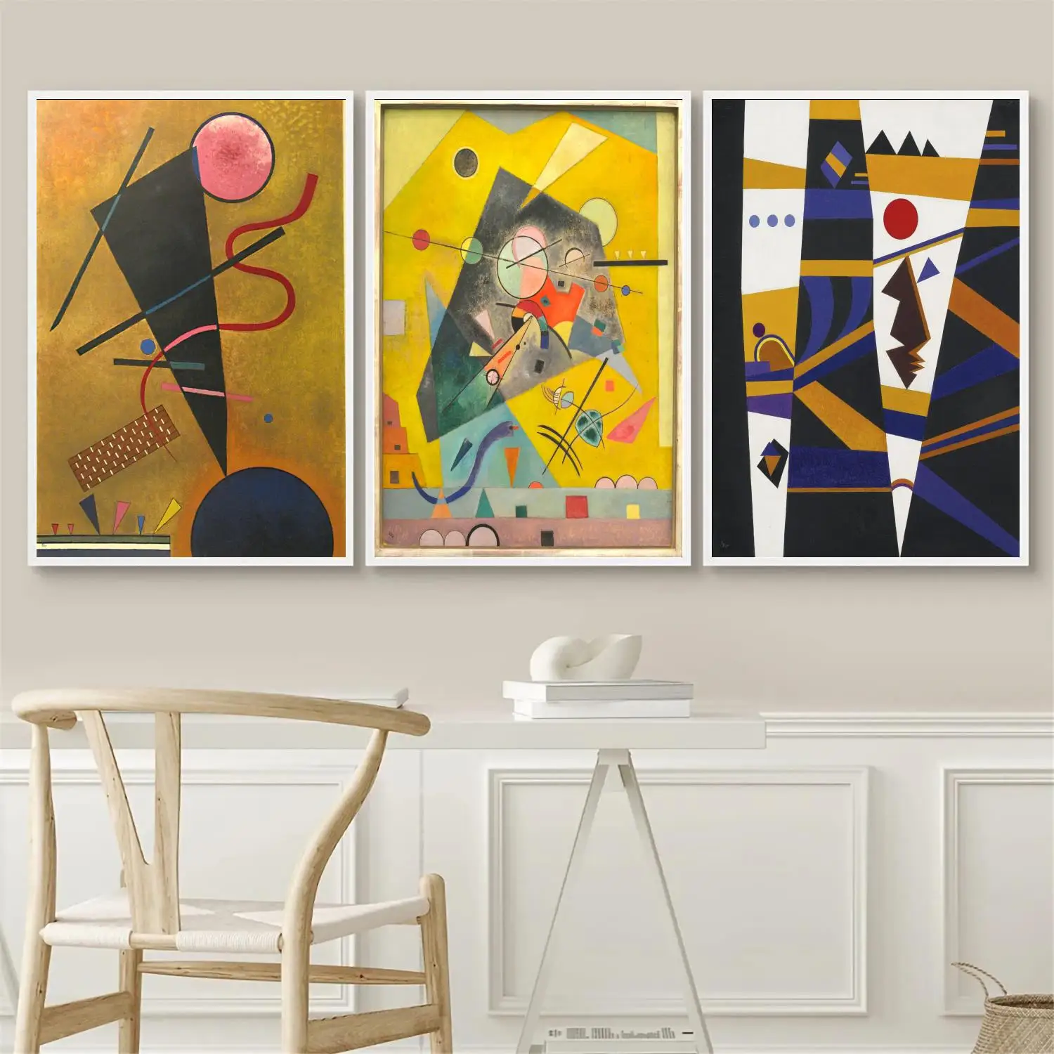 

kadinsky poster Wall Art 24x36 Canvas Posters Decoration Art Poster Personalized Gift Modern Family bedroom Painting